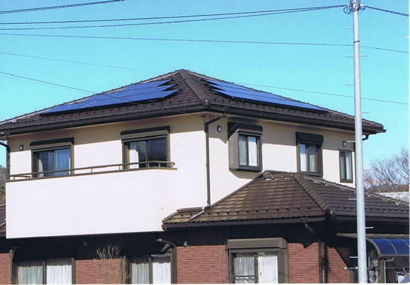 日立市 Ｔ様邸 太陽光発電設置工事